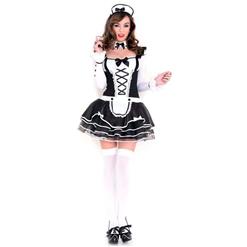 Women's Pretty Proper French Maid Costume N10884