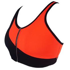 Women's Orange Yoga Running Sports Bras N10975