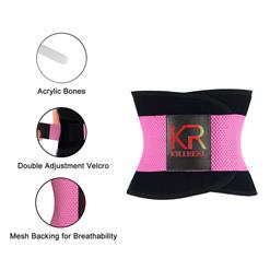 Sport Gym Pink Waist Trainer Belt Body Shaper for Hourglass Shape N11018