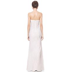 Elegant White Lace Sweetheart Rhinestone Long Formal Evening Gown N11128