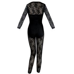 Sexy Bunny Lace Keyhole Jumpsuit Costume N11359