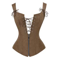 Jacquard Corset, Floral Brocade Corset, Retro Vintage Vest Corset, steampunk clothing steel boning for halloween costume, Steampunk Corset for women, #N11565
