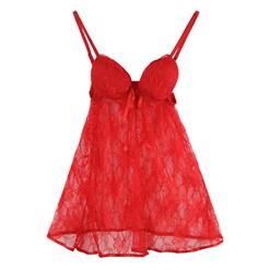 Red Lace babydoll N1179