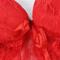 Red Lace babydoll N1179