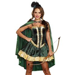 Robin Hood Adult Medieval Huntress Costume N11911