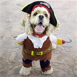 Puppy's Pirate Costume, Pet Dressing up Party Clothing, Puppy's Clothes, Pet Costume, #N12395