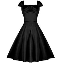1960's Vintage Rockabilly Swing Dress, Cocktail Party Dress, Women's Casual Dress, Cotton Vintage Tea Dress, Party Swing Dress, #N12564