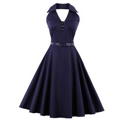 Retro Dresses for Women 1960, Vintage Dresses 1950's, Rockabilly Party Swing Dress, Cheap Party Dress, Sleeveless Dress, #N1305