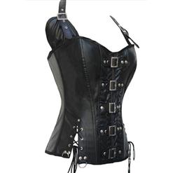 Women's Gothic Vintage Halter Bustier Corset Vest N14166