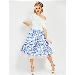 Retro Cotton Blends Dresses for Women 1960, Vintage Dresses 1950's, Vintage Dress for Women, Sexy Dresses for Women Cocktail,Daily Dress, #N14232