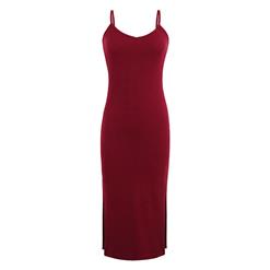 Bodycon Dress, Red Dress, Sexy Dress, Dresses, Midi Dress, Summer Dress for women, Backless Dress, Sweetheart Neckline Dress, #N14320