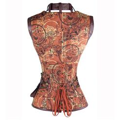 Steampunk Corset with Sleeveless Jacket N14416