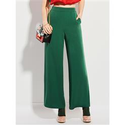 Classic Pants, Fashion Women's Casual Pants, Sexy Green Pants, Women Pants For Women, High Waist Pant, #N14418