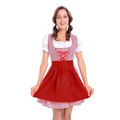 Women's Pretty Dirndl Beer Girl Bavarian Costume N14606
