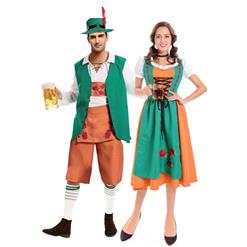 Adult Bavarian Oktoberfest Couples Costume N14612