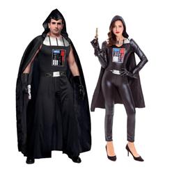 Couples Halloween Party Costume, Star Blaster Costume, Darth Vader Cosplay Outfits, Star Wars Costume, Warrior's Costume for Couples, #N14615
