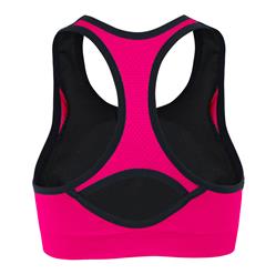Women's Rose Red High Impact Workout Yoga Running Sports Bras Racerback N14716