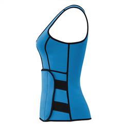 Women's Latex Waist Training Vest Corset with Girdles N14722