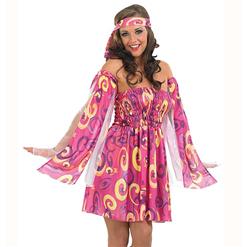 Women's 60's Adult Swirl Girl Hippie Costume N14741
