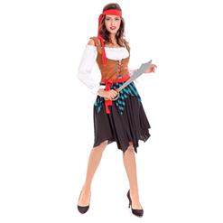 Women's Caribbean Pirate Maiden Costume N14743
