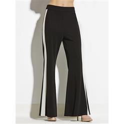 Classic Pants, Fashion Women's Casual Pants, Sexy Black Pants, Women Pants For Women, High Waist Pant, Silm Fitting Bellbottoms, #N14917