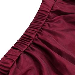 Victorian Steampunk Gothic Short Front Ruffle Skirt N15064
