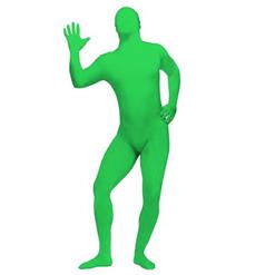 Green Invisible Costume for Mens, Invisible Man Cosplay Costume, Mens Green Bodysuit Costume, Halloween Party Outfit, Disappearing Man Costume, Green Halloween Costume, #N15652