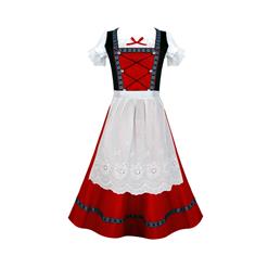 Oktoberfest Cheer Costume, Women's Beer Girl Costume, Bavarian Beer Girl Costume, Traditional Bavarian Girl Costume, Oktoberfest Fraulein Dress Costume, #N16142