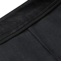 Sexy Punk Black PU Bodycon Mini Skirt with Zipper N17115