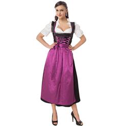 Oktoberfest Cheer Costume, Women's Beer Girl Costume, Bavarian Beer Girl Costume, Traditional Bavarian Girl Costume, Oktoberfest Fraulein Dress Costume, #N17735