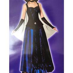 Elegant Adult Vampiress Queen Halloween Cosplay Costume N17739
