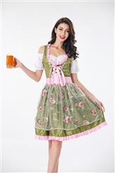Women's Bavarian Beer Girl Adult Cosplay Oktoberfest Costume N18009