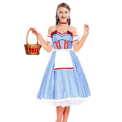 Maid Costume Role Playing Cute Country Girl Haltter Oktoberfest Costumes N18244
