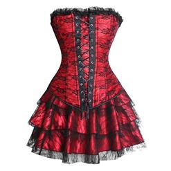 Lace Overbust Corset N2722