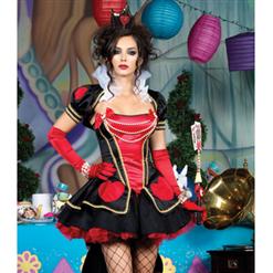 Wicked Wonderland Queen, Queen of Heartbreaks Costume, Queen Costume,#N3067