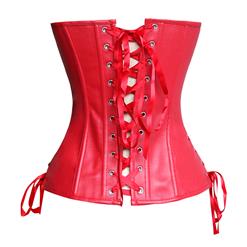 Faux leather corset N3314