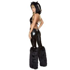 Sexy Black Catsuit Costume N4290