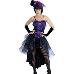Purple Burlesque Beauty Costume, Burlesque Babe Adult Costume, Burlesque Baby, #N4299