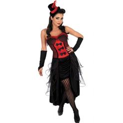Burlesque Babe Adult Costume Red N4300