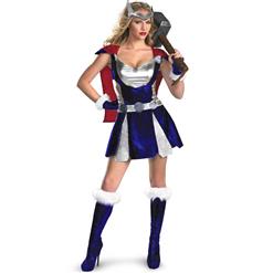 Thor Girl Costume, Sexy Thor Costume, Female Thor Costume, #N4420
