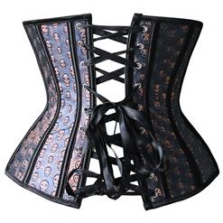Stamped Leather Underbust Corset N4509