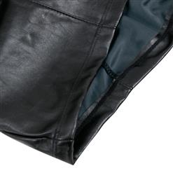 Leather Mini Dress N4552