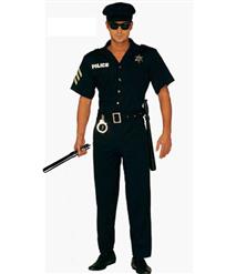 Men's Cop Costume, Men's Police Costume, Men's Cop Halloween Costume, #N5084