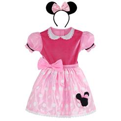 Girls Cute Mouse Dress Cosplay Costume N5170