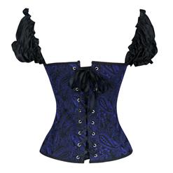 Embroidered Peasant Top Corset N5193