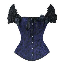 Embroidered Peasant Top Corset N5193