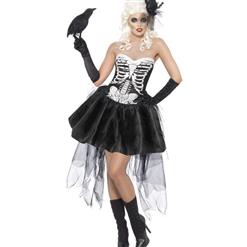 Sexy Skeleton Costume, Masquerade Skeleton Costume, Skeleton costume for women, #N5450