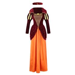Women's Adult Renaissance Poor Long Sleeve Maxi Costume Outfit N5568