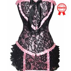 Lace corset & skirt, Corset & Skirt, Lovelace Corset With Skirt, #N5575