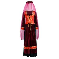 Adult Velvet Medieval Maiden Costume N5818